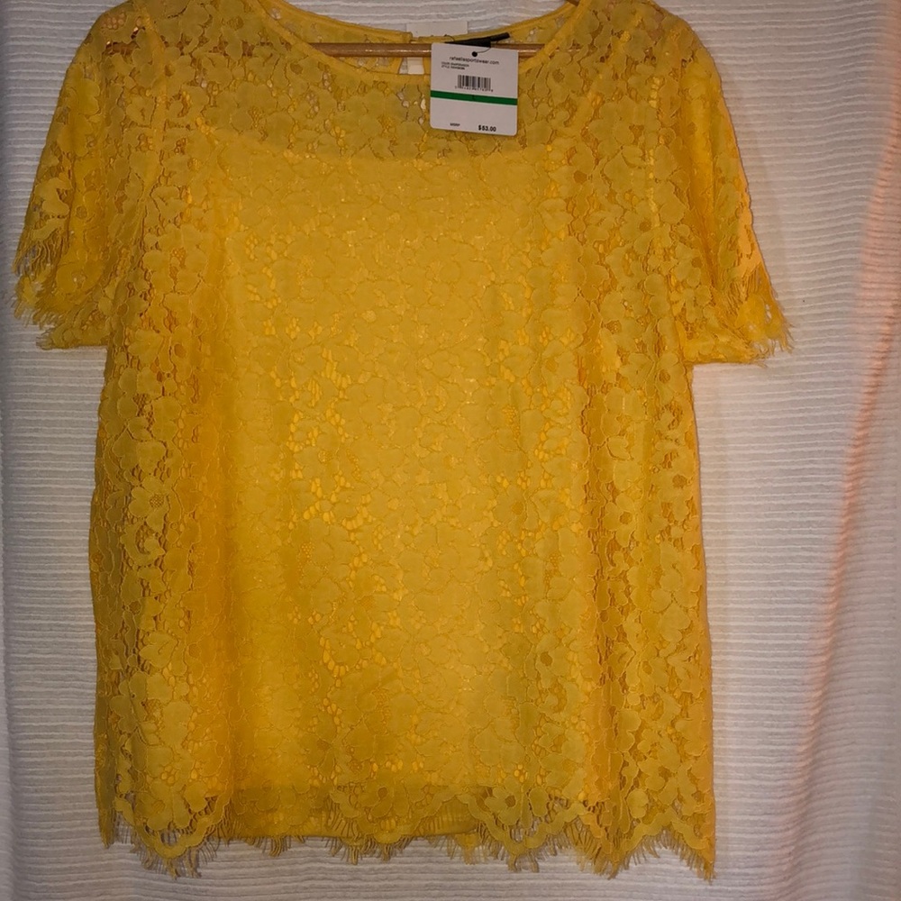 Rafaella - Lace Top w/Cami - Snapdragon - L